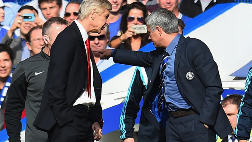 Wenger y Mourinho.
