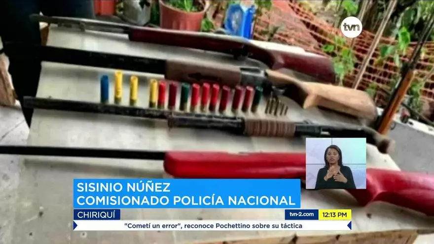 47 armas de fuego fueron decomisadas en Chiriquí