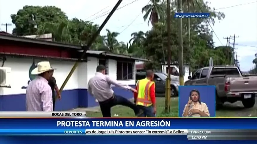 Riña entre dirigente del Suntracs y agricultores termina en golpes