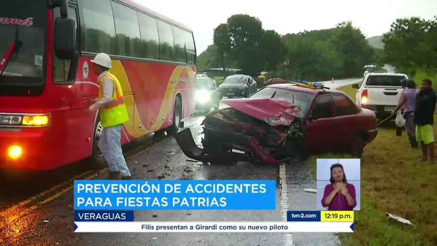 Piden precaución para evitar accidentes en fiestas patrias en Veraguas