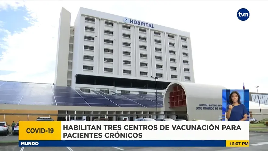 Habilitan centros de vacunación para pacientes crónicos en Chiriquí