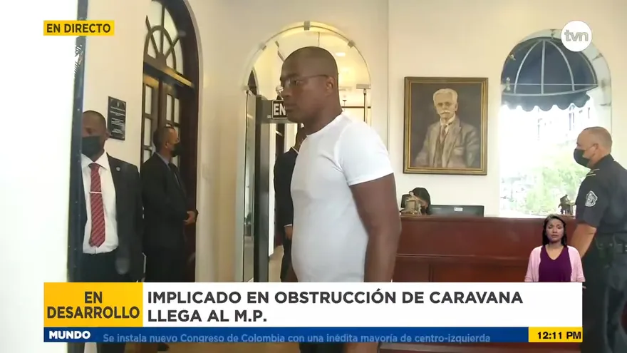 Se entrega uno de los presuntos involucrados en paralización de camiones