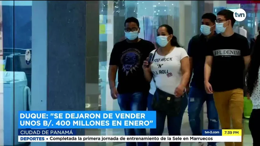 Duque: "Se dejaron de vender unos B/.400 millones en enero"