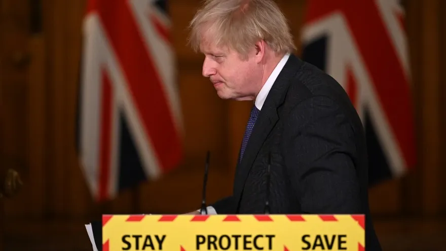 Boris Johnson, Primer Ministro del Reunio Unido.