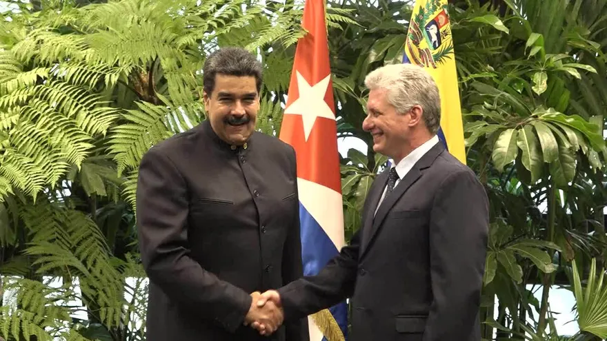 Díaz-Canel estrenó con Maduro actividad internacional