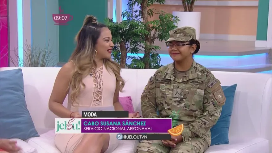 Hoy en el Día de la Mujer, realizamos un cambio de look a Susana Sánchez del Servicio Nacional Aeronaval