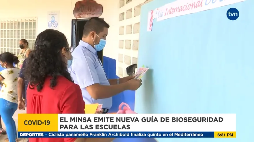 Guía sanitaria de bioseguridad en las escuelas