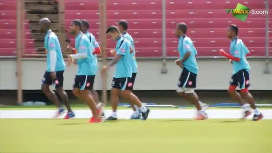 Entreno de la Selecci