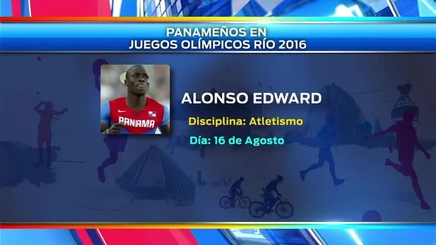 Alonso Edward y María Far, dos atletas panameños olímpicos