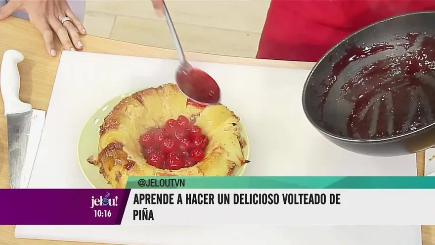 Deléitate con este volteado de Piña