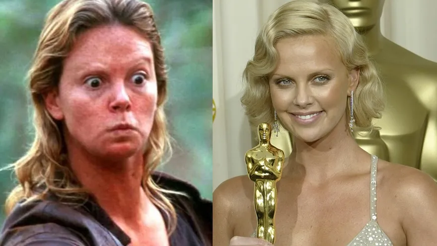 Charlize Theron y su impactante transformación en “Monster” que le dio el Óscar en 2004