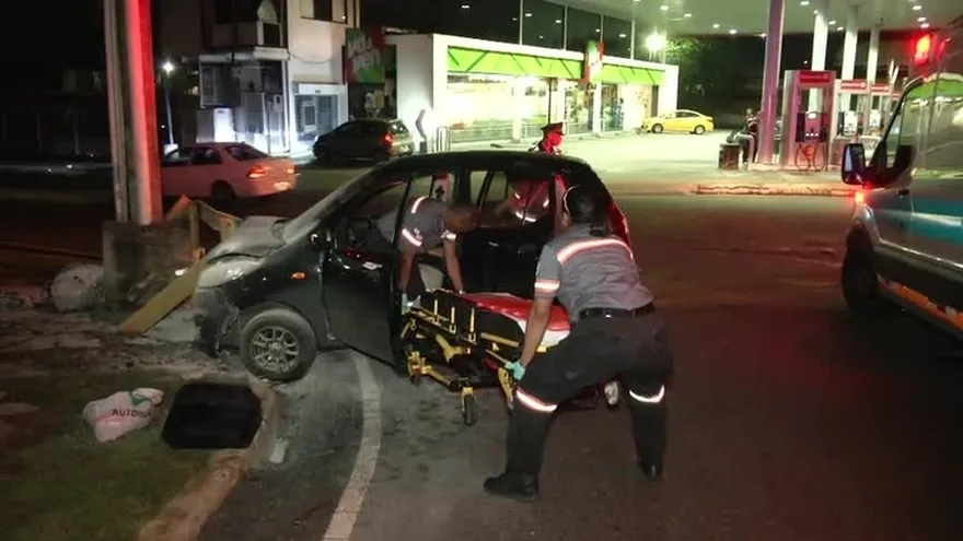 Accidente de tránsito y heridos por arma de fuego