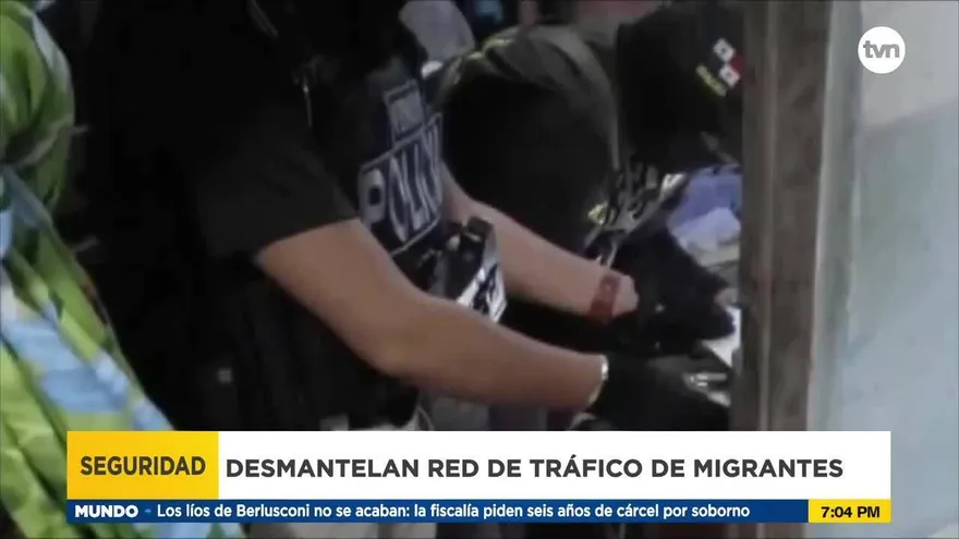 Red de tráfico de migrantes en Darién