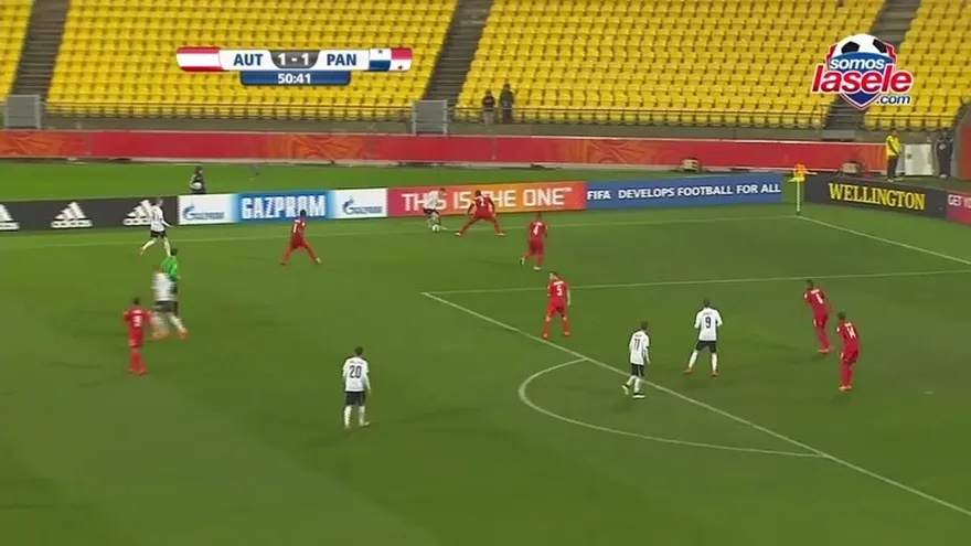 Gol de Grubeck Min. 51. Austria 2-1 Panamá