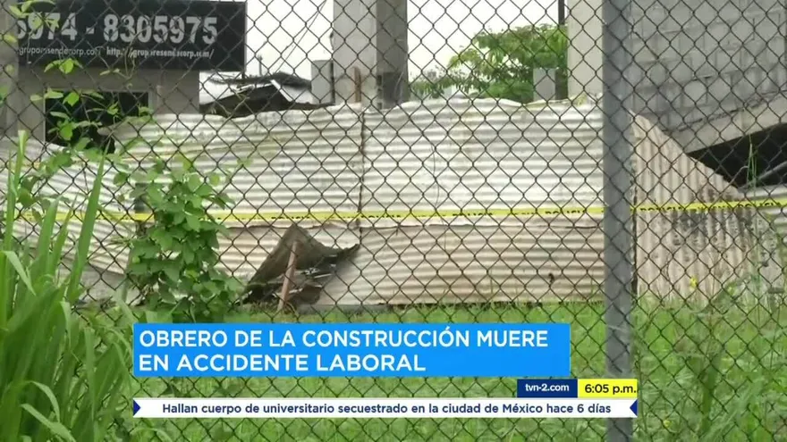 Un trabajador de la construcción muere en Llano Bonito