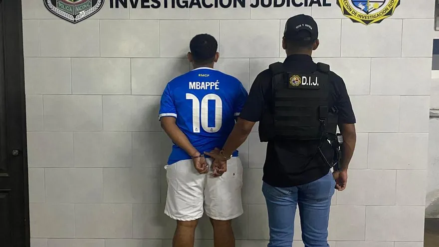 El hombre fue capturao por la Policía Nacional
