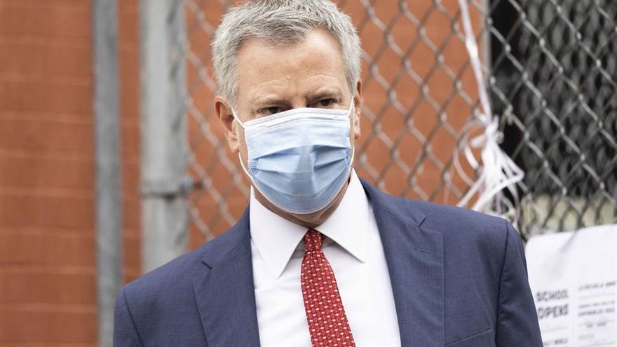 En la imagen el alcalde de Nueva York, Bill de Blasio.