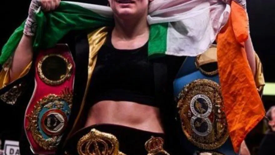Katie Taylor defendió su faja AMB por sexta vez