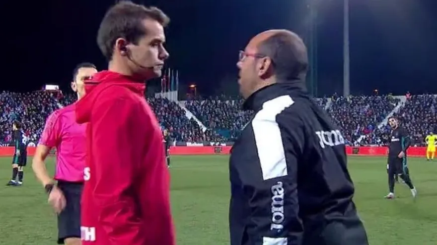 Suspenden por ocho juegos al utilero del Leganés