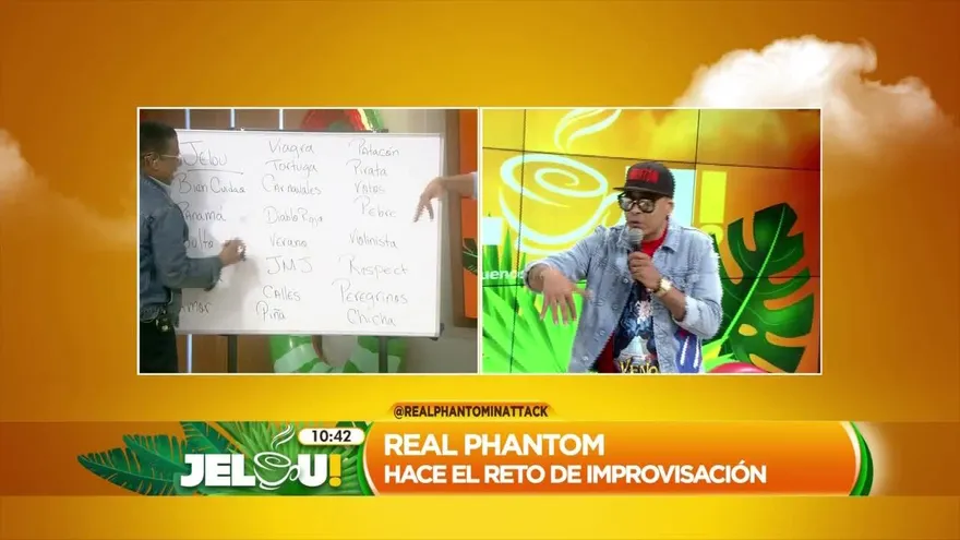 Le pusimos a Real Phantom nuestro reto de improvisación y así lo hizo