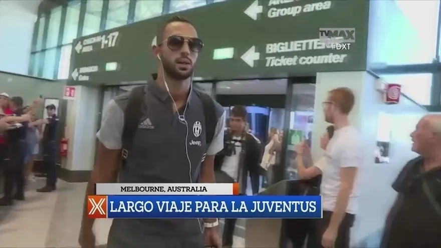 La Juventus comenzó su gira por Australia