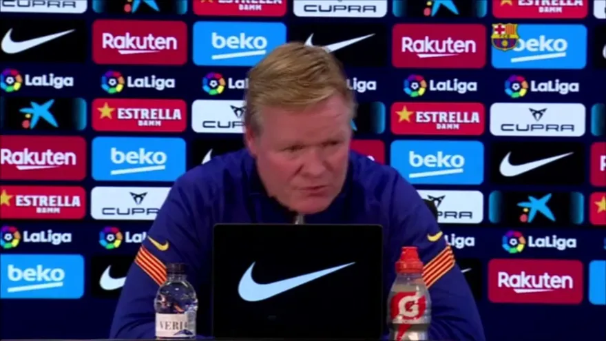 Ronald Koeman reconoce que hay presión en el equipo