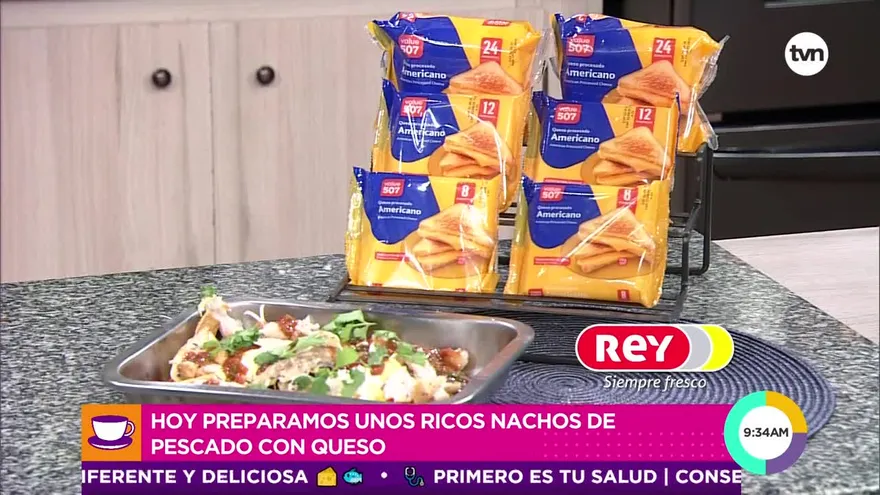 Nachos de Pescado con Queso