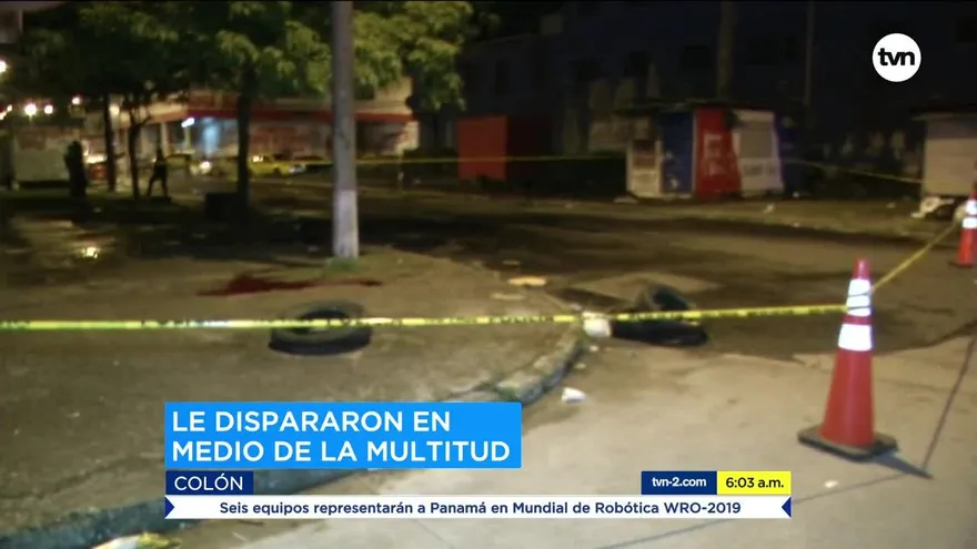 Asesinan a un hombre en Colón