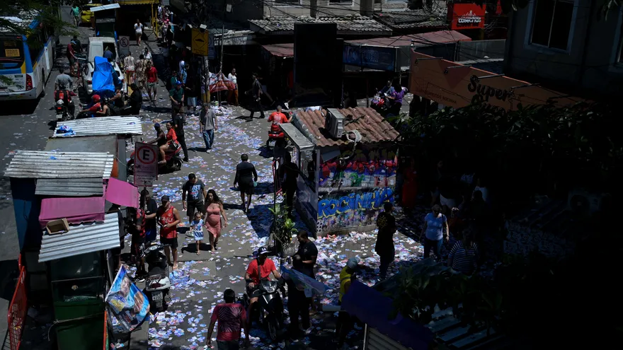 Favela de Rocinha en Río de Janeiro