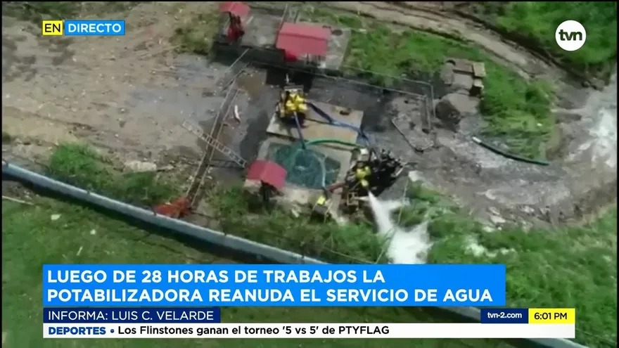 Trabajos en la potabilizadora de Chilibre concluyen