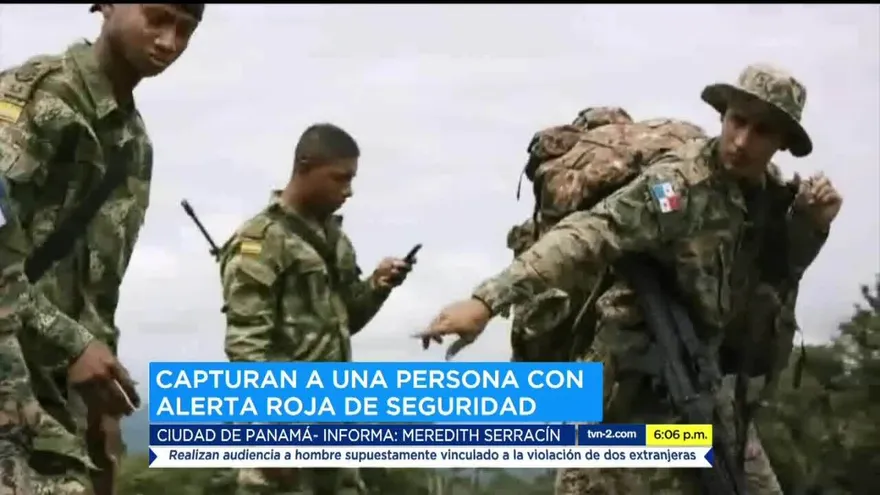 Senafront captura a hombre con alerta roja de seguridad en Darién