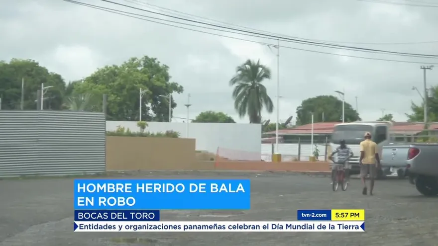Hombre es herido en caso de robo en Bocas del Toro