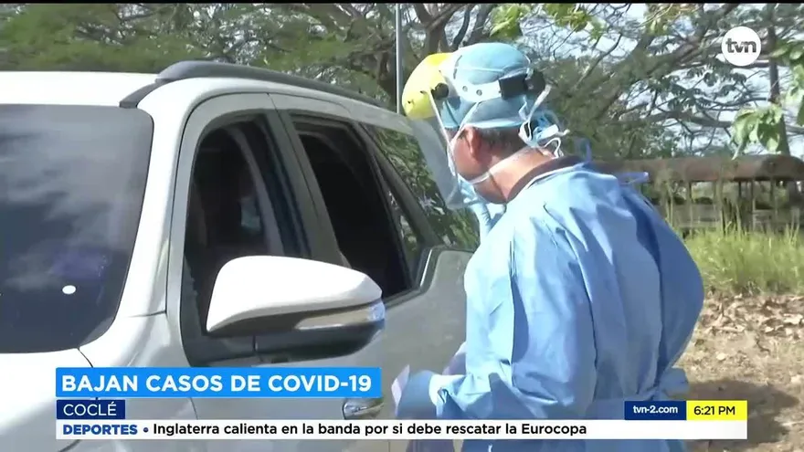 Comienzan a bajar casos de covid-19 en la provincia de Coclé