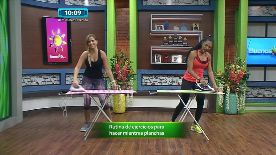 Rutina de ejercicios para hacer mientras planchas