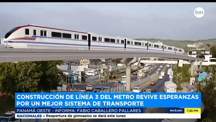 Línea 3 del Metro llena de espera a Panamá Oeste