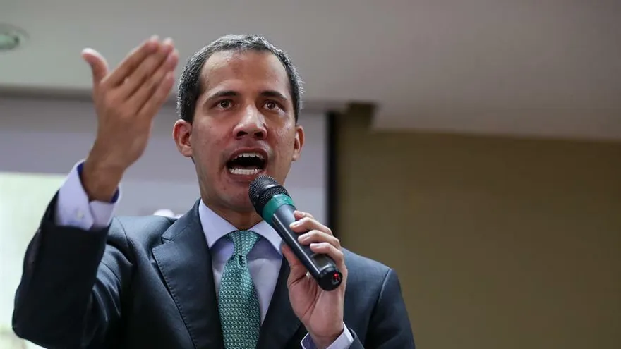 El presidente de la Asamblea Nacional (AN) de Venezuela, Juan Guaidó.