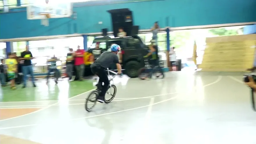 Competencia de BMX en la provincia de Panamá