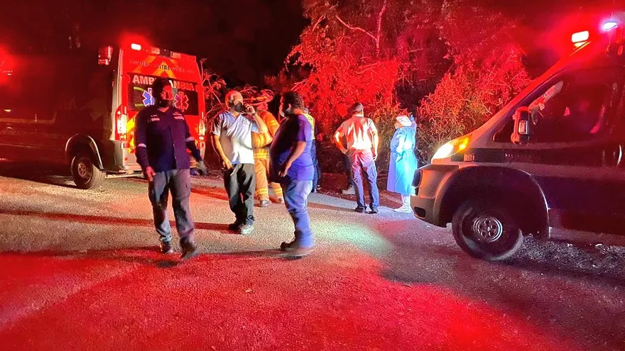 Lugar del accidente.