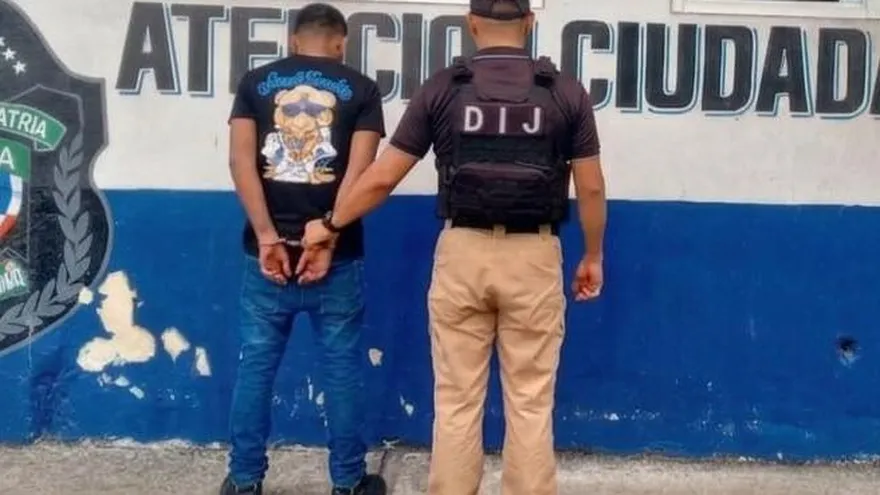 El hombre fue aprehendido en Colón