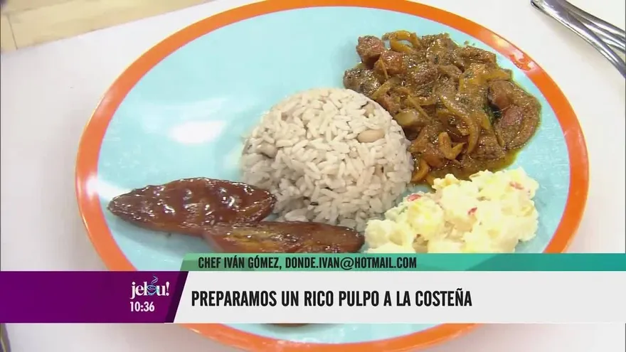 Donde Iván nos sorprendió con el mejor plato de Pulpo a la Costeña para celebrar la Etnia Negra