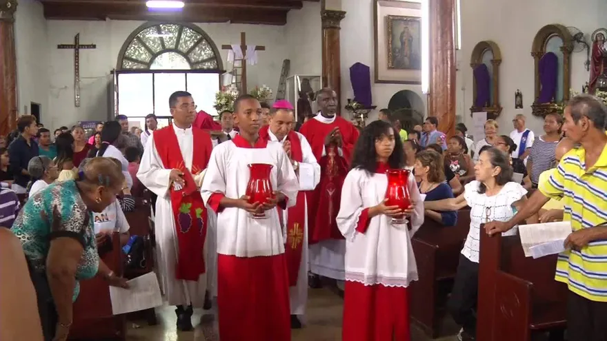 Realizan actividades en honor a la Pasión de Cristo