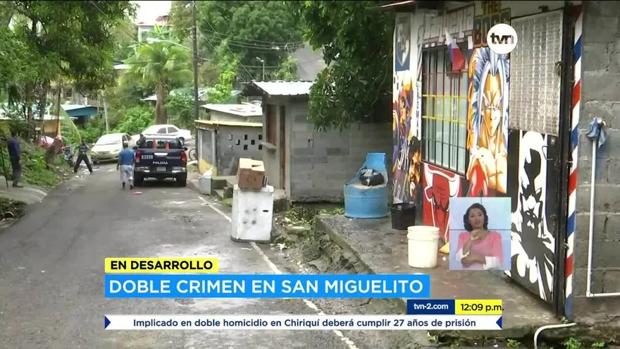 Doble crimen en la 9 de enero