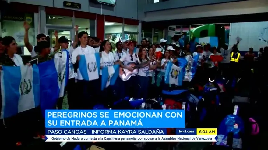 Paso Canoas vive una fiesta por llegada de peregrinos