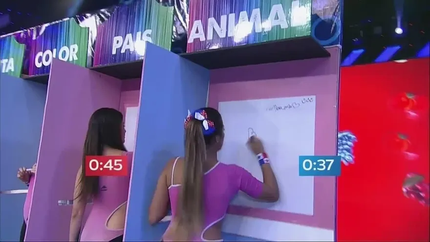 Las Curvas resultaron ser más veloces jugando Tutti Frutti