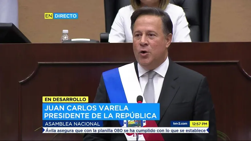 Discurso del presidente Varela en la Asamblea Nacional