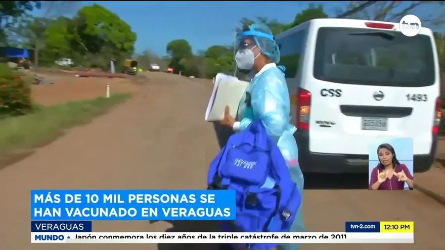 Prosigue jornada de vacunación en Veraguas