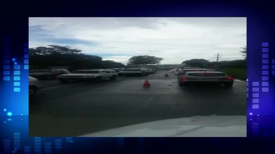 Conductores se quejan del congestionamiento vehicular en Campana