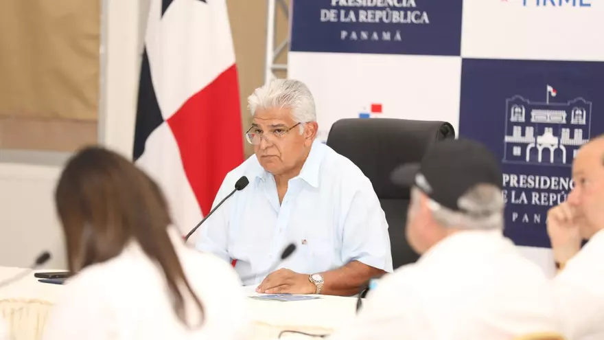 Presidente Mulino en el Consejo de Gabinete ampliado en la provincia de Chiriquí.
