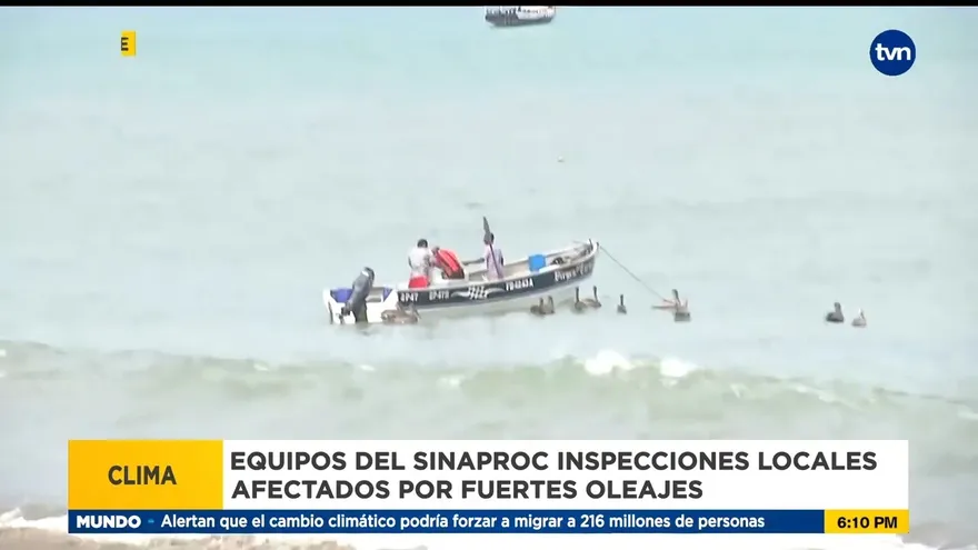 Fuertes oleajes en Farallón