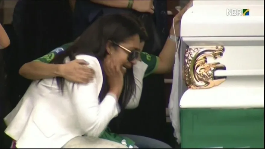 Conmovedora despedida a las víctimas del Chapecoense